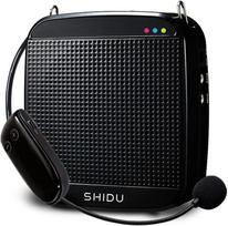 Nešiojamas SHIDU S613 balsui stiprintuvas, 18W, su mikrofonu ir baterija
