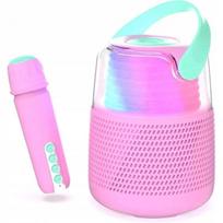 Bluetooth kolonėlė MOB Karaoke, 5 W, rožinė