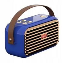 Bluetooth kolonėlė X7 Pingvinas, mėlyna, FM radijas, SD, AUX, USB, su dirželiu