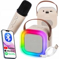 Nešiojama Bluetooth kolonėlė su mikrofonu, RGB apšvietimu, USB, SD ir AUX jungtimi