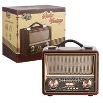 Virtuvinis radijas su Bluetooth, USB, microSD, saulės energija, Retro stiliaus