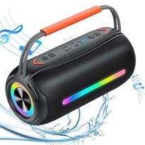 Nešiojama Bluetooth kolonėlė 20W, IPX6, su RGB apšvietimu, lauko renginiams