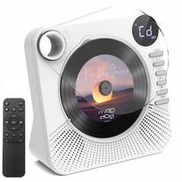 Nešiojamas CD grotuvas su „Bluetooth“, radijas, kolonėlė