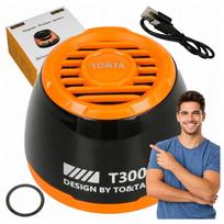 Mini belaidė Bluetooth kolonėlė su FM, TWS, RGB LED, magnetiniu tvirtinimu ir USB-C