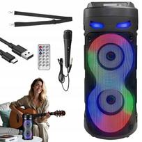Belaidė garso kolonėlė Boombox su mikrofonu