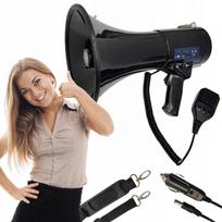 Megafonas TONSIL TE 24/20 su MP3, USB, SD, sirena, įrašymu, 30 W, su dirželiu