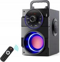 Nešiojama Bluetooth kolonėlė su žemų dažnių garsu TAMPROAD S37 LED O55