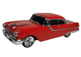Belaidė kolonėlė RETRO WS-598, 10W, FM radijas, USB, 1500 mAh, raudona