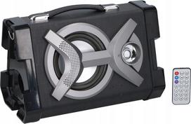 Nešiojama „Dunlop“ Bluetooth kolonėlė D344, 20 W, su pulteliu, juoda, FM radijas