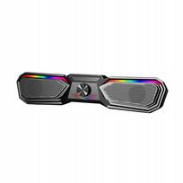 Belaidė USB Bluetooth kolonėlė su RGB LED ir FM radiju