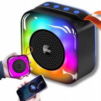 Belaidis Bluetooth garsiakalbis su RGB LED, 5W, USB, TF, AUX, nešiojamas