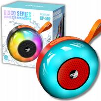 Bluetooth belaidė vandeniui atspari kolonėlė su apšvietimu Disco Series