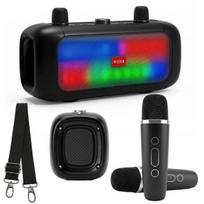 Bluetooth karaoke kolonėlė WSTER WS-920 su mikrofonais