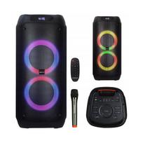 Bluetooth kolonėlės Manta 2x8" su karaoke, 2 mikrofonai, SPK0802B120