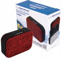 Nešiojama raudona USB Bluetooth kolonėlė