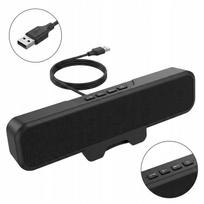 Garso kolonėlė soundbar kompiuteriui, 10W, USB A/C, nešiojama