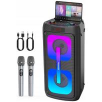 Bluetooth karaoke kolonėlė Gesnada K68 su dviem mikrofonais