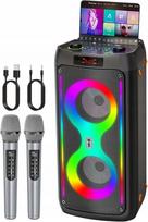 Nešiojama Bluetooth kolonėlė K71 su 2 mikrofonais, karaoke