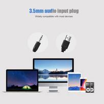 Garso kolonėlė SOUNDBAR 3D, USB, 3,5 mm, laidinė, skirta nešiojamam kompiuteriui, televizoriui, kompiuteriui