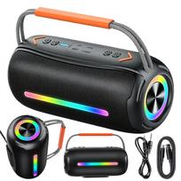 Nešiojama belaidė Bluetooth 5.4 kolonėlė su radiju, IPX6, 20 W