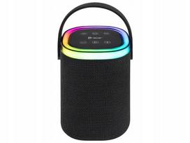 Nešiojama belaidė Bluetooth kolonėlė su FM radiju, USB, juoda, 2 vnt.