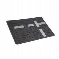 Planšetės dėklas RealPower 27,9 cm (11"), juodas/pilkas