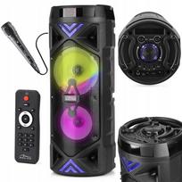 Nešiojama Bluetooth kolonėlė su radiju, MP3 grotuvo funkcija ir mikrofonu, 8 val. veikimo laikas