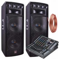 Garso sistema STRONG SOLID, 1600W, su stiprintuvu ir „Bluetooth“