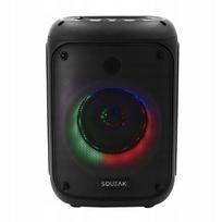 Nešiojama kolonėlė SQUEAK BeatFlow BOOMBOX SQ100, 1000W, Bluetooth, LED, MP3, FM, karaoke, 2 vnt.