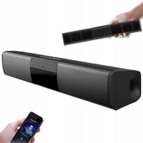 Belaidis garsiakalbis su „Bluetooth 5.0“, FM radijas, juodas, USB, skirta nešiojamam kompiuteriui