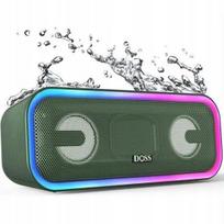 Belaidė Bluetooth kolonėlė DOSS Soundbox 20W, RGB apšvietimas, žalia, R16