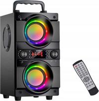 Nešiojama 60W „Bluetooth“ kolonėlė su žemais dažniais ir karaoke funkcija