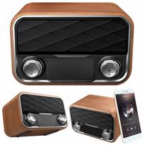 Nešiojama įkraunama Bluetooth FM radija, 2000mAh, USB, AUX