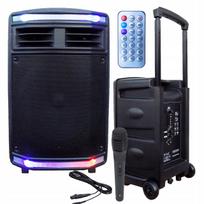 Nešiojama „Bluetooth“ karaoke kolonėlė su USB ir baterija