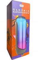 Nešiojama „SETTY“ Bluetooth kolonėlė BS-18, 10W, RGB LED, pilka