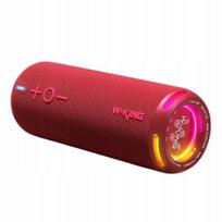 Nešiojama belaidė garso kolonėlė W-King D320 40W, IP67, RGB, TWS, raudona