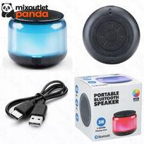 Nešiojama RGB „Bluetooth“ kolonėlė, 3 W, USB-C, 3 val. belaidis grojimas