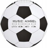 Nešiojama Bluetooth 5.0 kolonėlė ZR2, 6W, balta-juoda, Football Music Angel