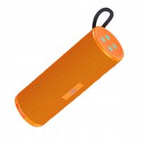 Belaidė kolonėlė T&G TG421 su žemais dažniais, radiju, Bluetooth, LED apšvietimu ir mikrofonu, oranžinė