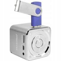 Nešiojama garso kolonėlė Technaxx MusicMan, microSD, AUX-IN, sidabrinė