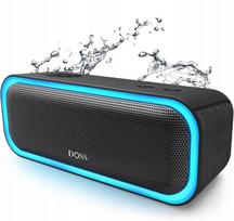 Belaidė kolonėlė Doss SoundBox Pro 24W, atspari vandeniui, IPX6, RGB, juoda