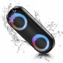 Nešiojama kolonėlė NOTABRICK VIBE, juoda, 30W, atspari vandeniui, su RGB LED