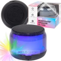 Nešiojama Bluetooth kolonėlė su Sologic LED RGB apšvietimu, 3 W, 4 val. grojimo laikas