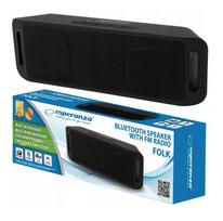 Nešiojama belaidė Bluetooth kolonėlė su FM radiju ir USB