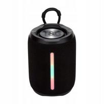 Belaidė kolonėlė T&G TG679 su „Bluetooth“, FM radiju, RGB LED apšvietimu, mikrofonu, juoda