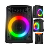 Nešiojama Bluetooth kolonėlė Hitelo 500W su FM radiju, įkraunama, 2 vnt.