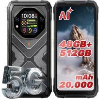Išmanusis telefonas OSCAL Tank 1 5G, 48 (16+32) GB RAM, 512GB / 2 TB, 6,78" FHD ekranas, 20000 mAh baterija