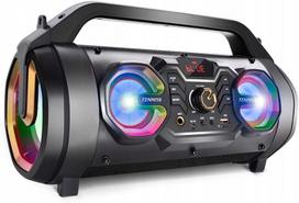 Nešiojama Bluetooth kolonėlė TENMIYA A66, 30 W, su EQ, LED apšvietimu ir FM radiju