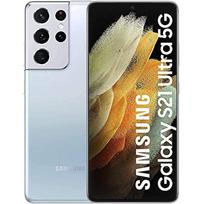 Išmanusis telefonas Samsung Galaxy S21 Ultra G998 5G, 16GB/512GB, sidabrinis, su dėklu ir apsaugine plėvele