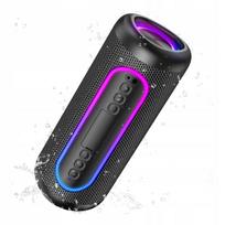 Nešiojama „Bluetooth“ kolonėlė UOHHBOE, TWS, IPX5, RGB, 30 val., su powerbank
